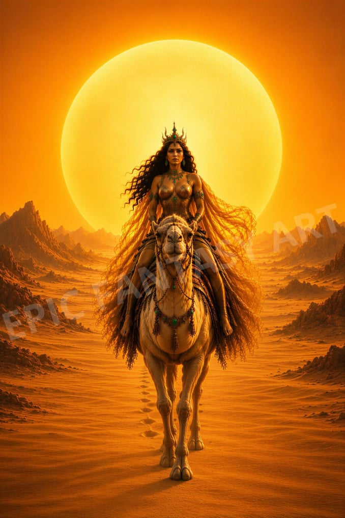 Desert Queen using ancient magic to reveal the Hidden City