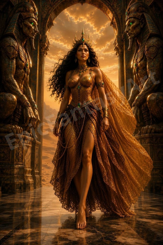 Desert Queen using ancient magic to reveal the Hidden City